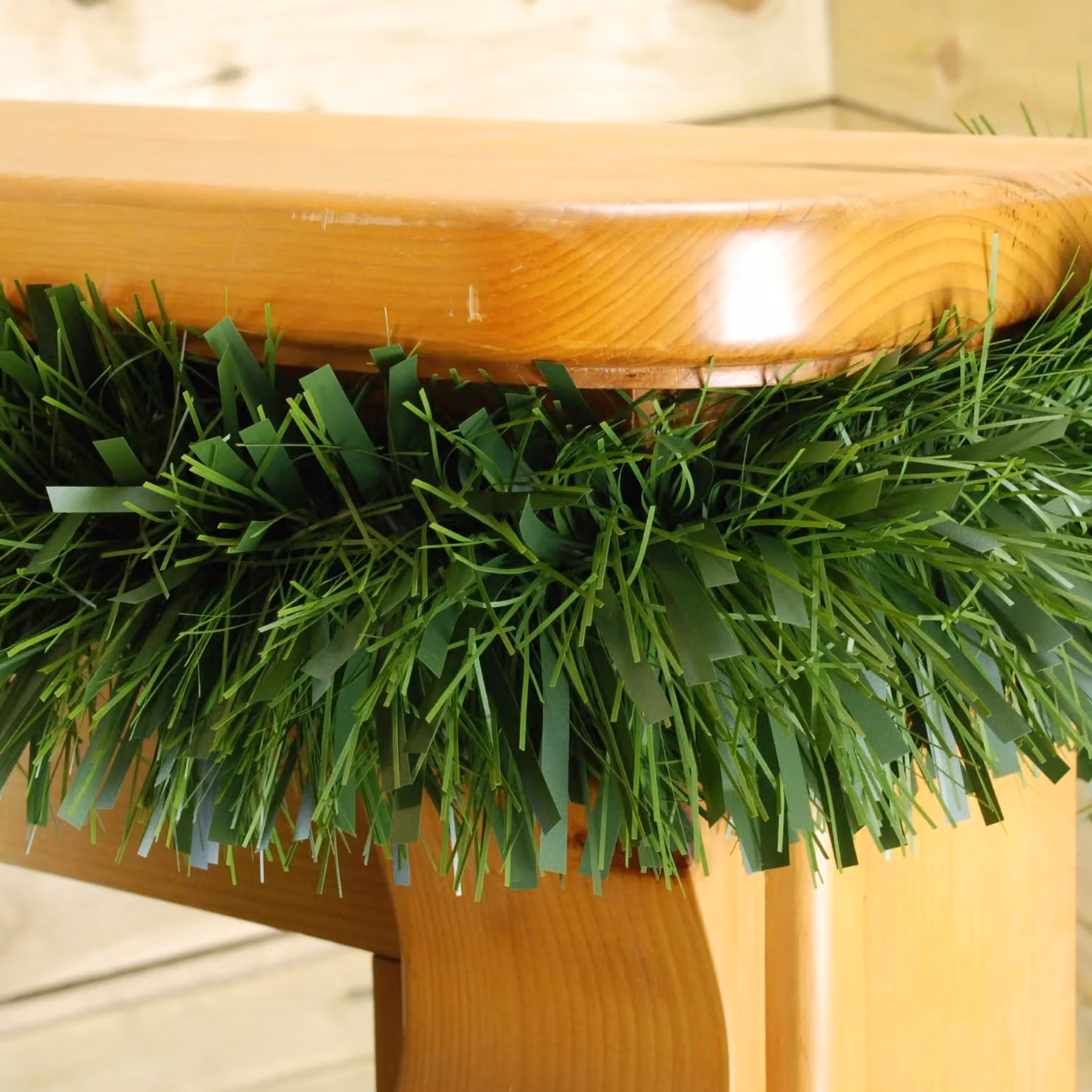 Samuel Alexander Green Christmas Tinsel Garland Decoration, Length: 3 m, Width: 15 cm – 4