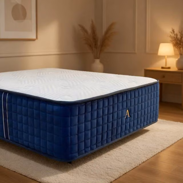 KDMD Artesa Royal Tight Top Firm Support King Size Hybrid Mattress in White, W/D/H: 150 x 200 x 30 cm – 1