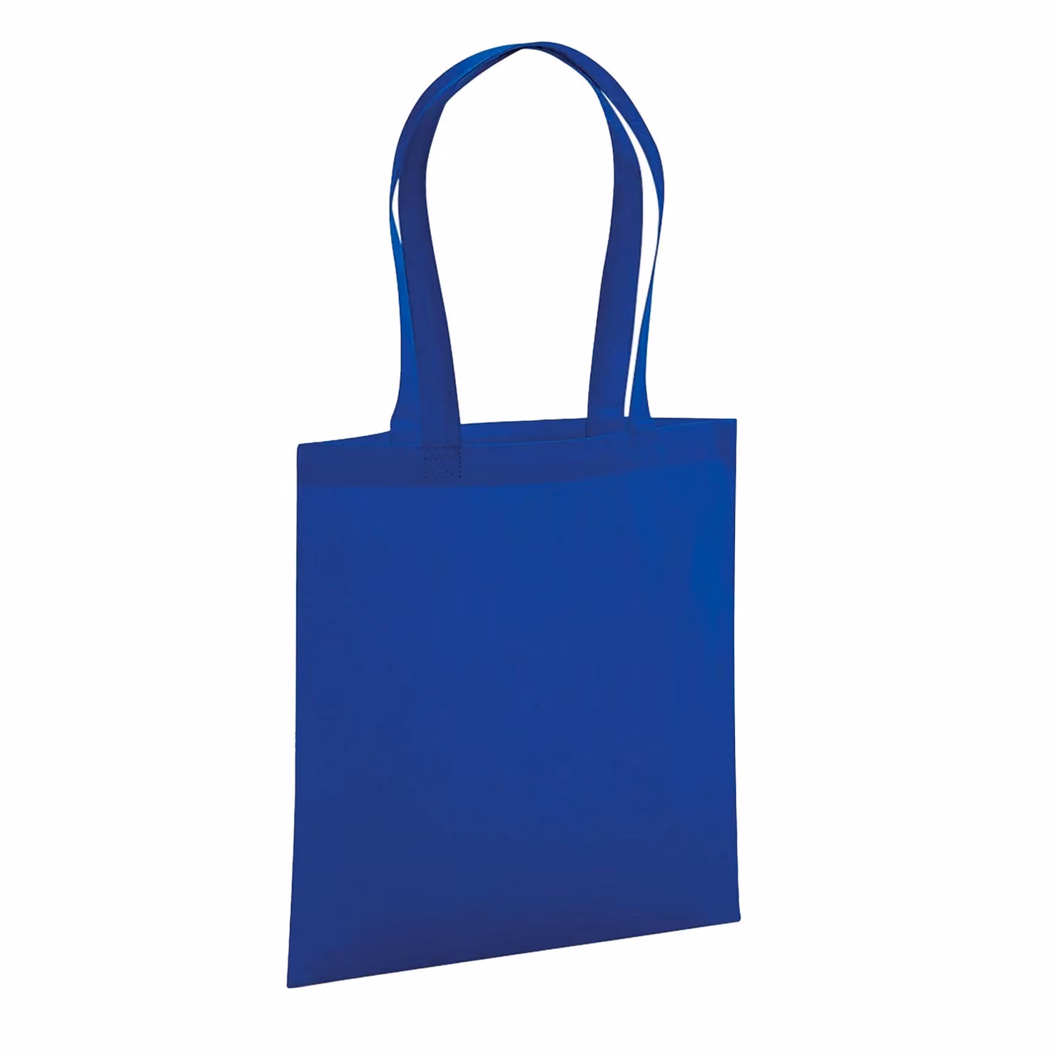 Westford Mill Premium Cotton Tote Bag in Royal Blue, W: 42.0 cm, H: 38.0 cm – 2