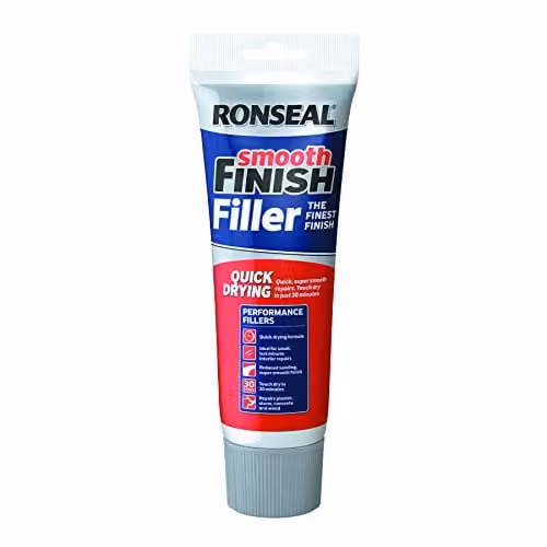 Ronseal Smooth Finish Quick Drying Filler, White, 330g