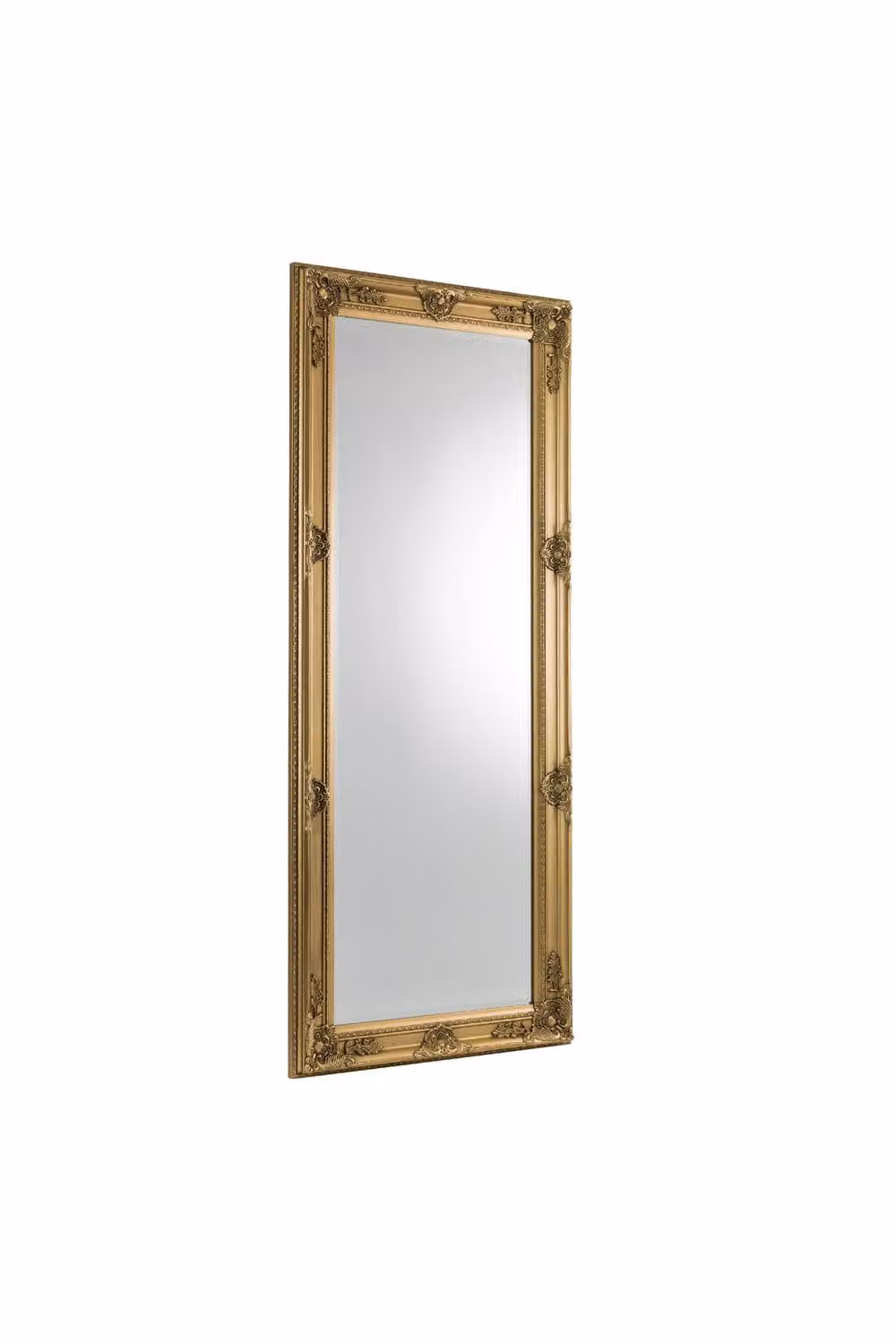 Julian Bowen Palais Antique Gold Full Length Leaner or Wall Mounted Dressing Mirror, H 170 cm x W 70 cm – 4