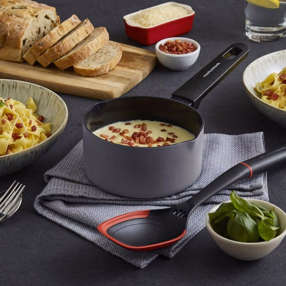Morphy Richards Grey Aluminium and Ceramic Milk Pan, 14 cm – 5
