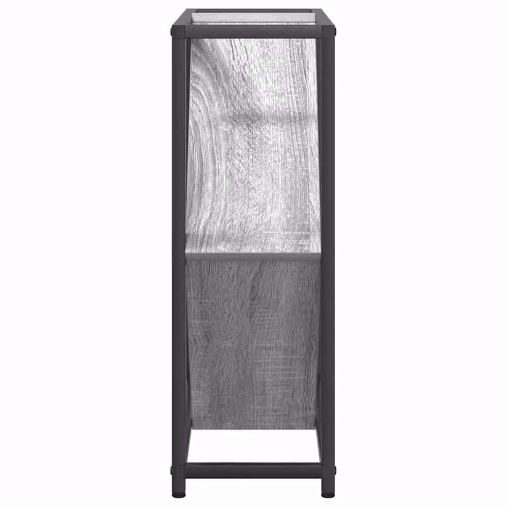 Berkfield Home Sonoma Modern Wine Rack, Grey, W: 51 cm, D: 18 cm, H: 52.5 cm – 5