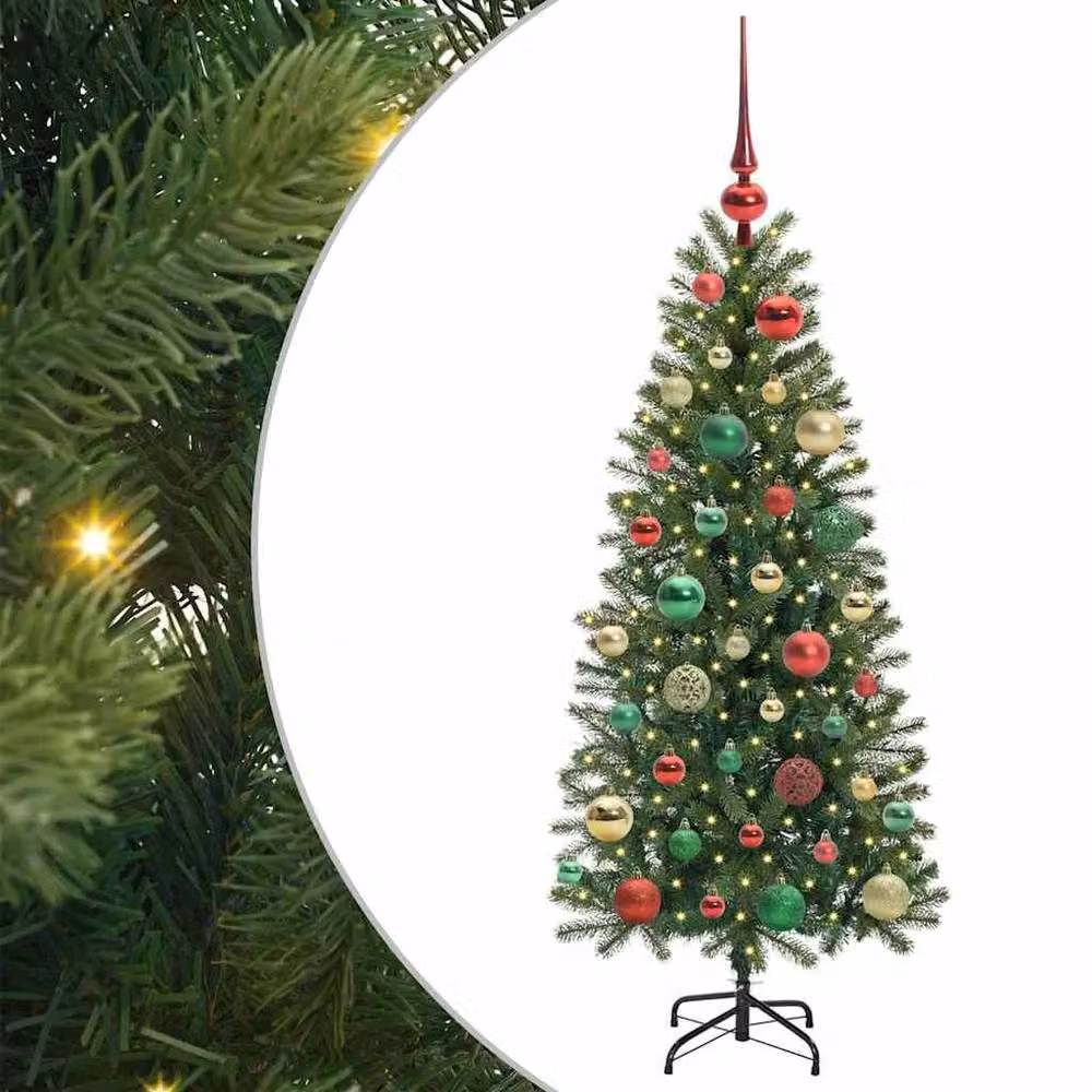 Berkfield Home Artificial Green Christmas Tree with 150 LEDs, Height: 120 cm – 2