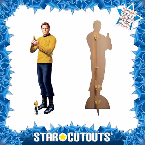 Star Cutouts Captain Kirk Cardboard Cut Out, Height: 179 cm – 3