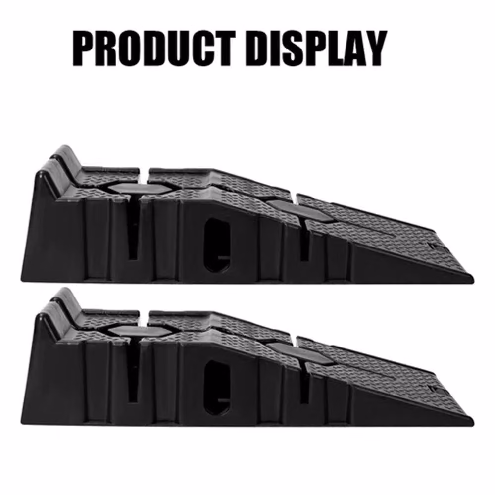 Nordara Heavy Duty 5 Ton Low Rise Plastic Car and Van Support Ramps, Black, W: 52 cm, L: 1000 cm – 3