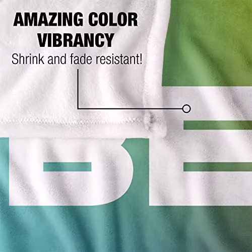 LOGOVISION Bet Color Super Soft Silky Touch Fleece Blanket, Multicolour, W/D/H: 91.44 x 91.44 x 1.47 cm – 2