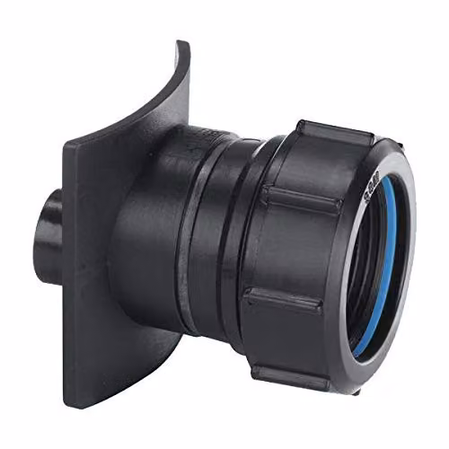McAlpine Cast Iron Soil Pipe Boss Connector 110mm with 1 1/4 inch Outlet, Black – 3