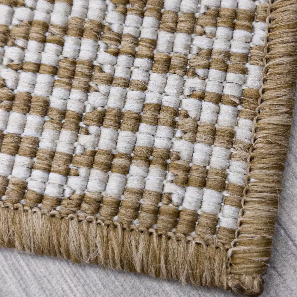 runrug Cable Carpet Runner Rug in Brown, Reversible and Stain Resistant, W: 60 cm, L: 150 cm – 2