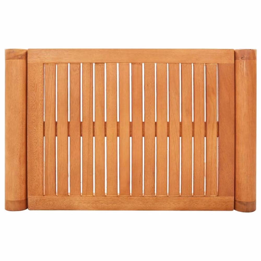 Berkfield Home Garden Bench in Brown Solid Eucalyptus Wood – 2