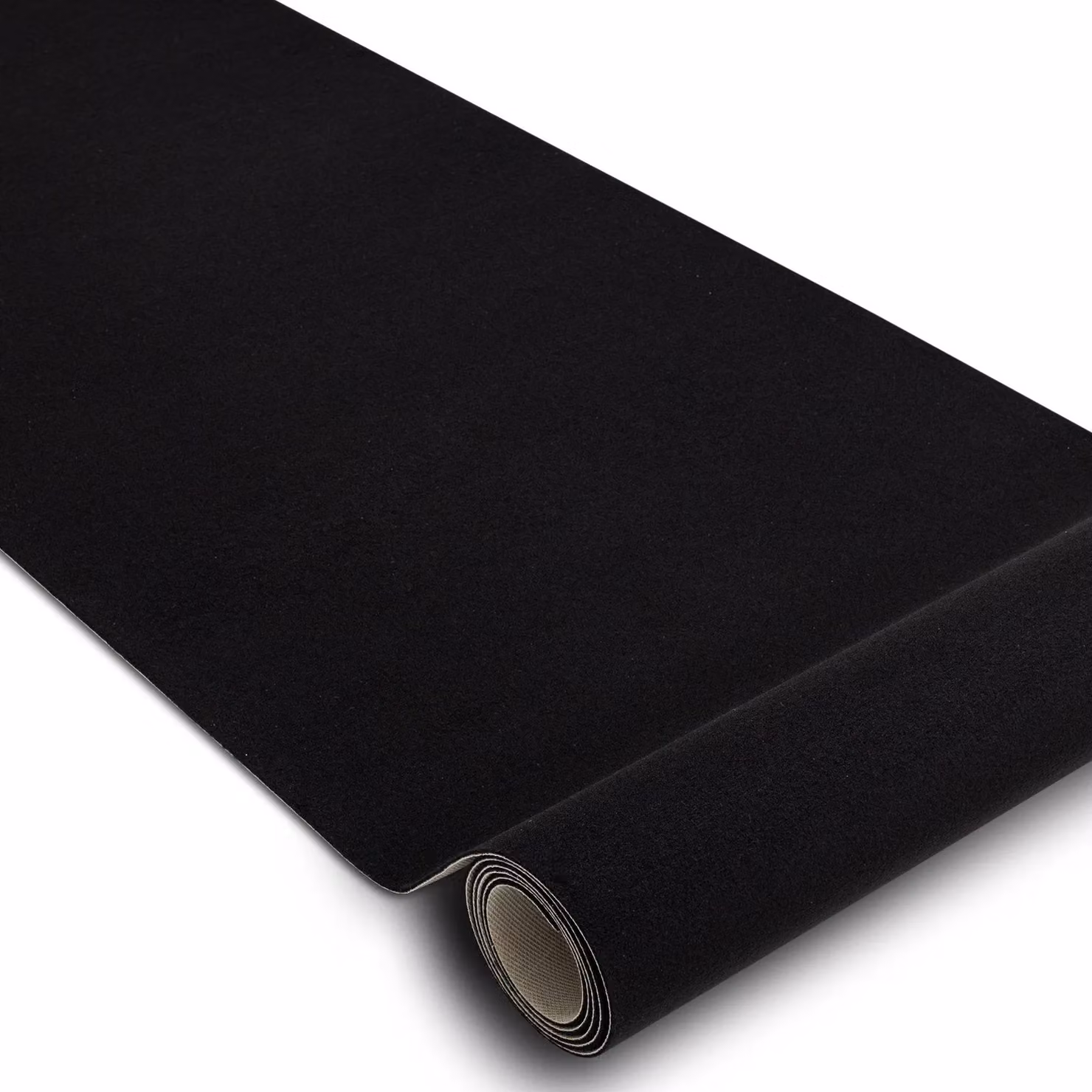 RugsX Anti-Slip Rumba Runner in Black, W: 120 cm, L: 650 cm – 2