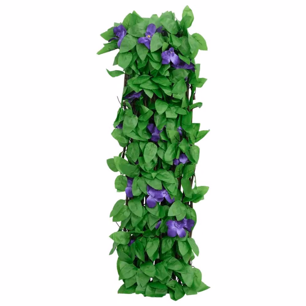 Berkfield Home Artificial Ivy Trellis Expandable 5 Piece Green Wall-Mounted Hedge W: 180 cm, H: 70 cm – 4