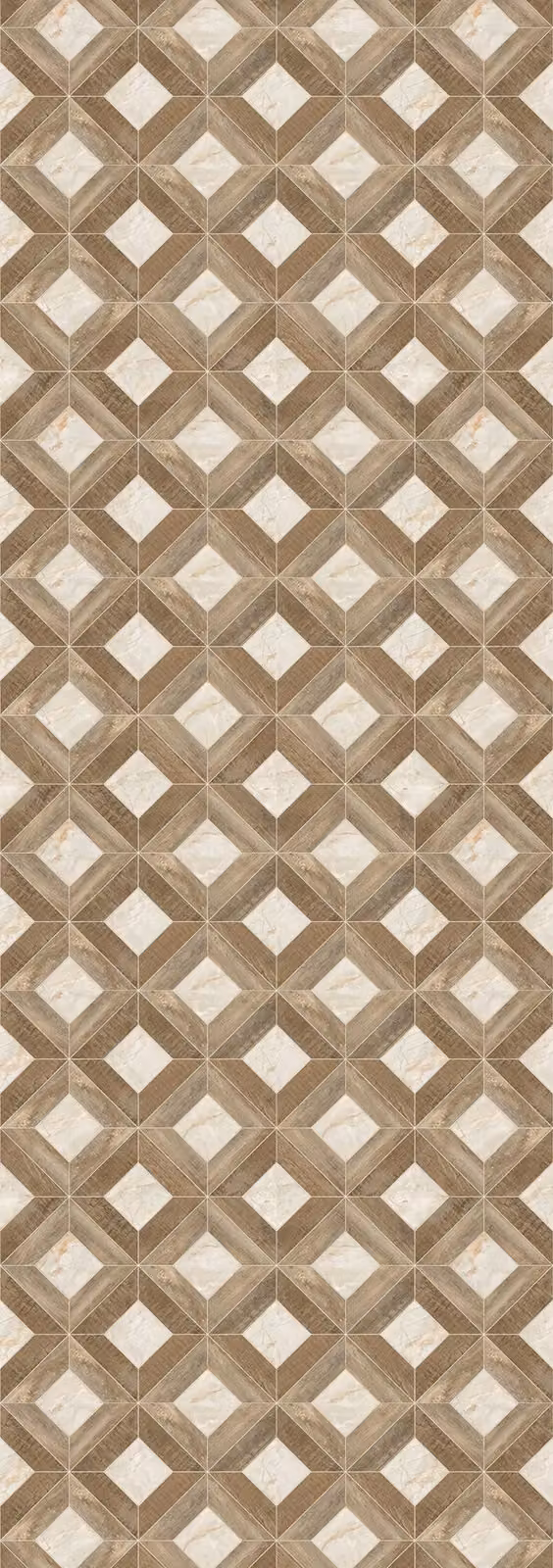 Artsy Mats Parquet Style Vinyl Floor Mat, Brown and Multicolour, W: 190 cm, D: 67 cm – 2