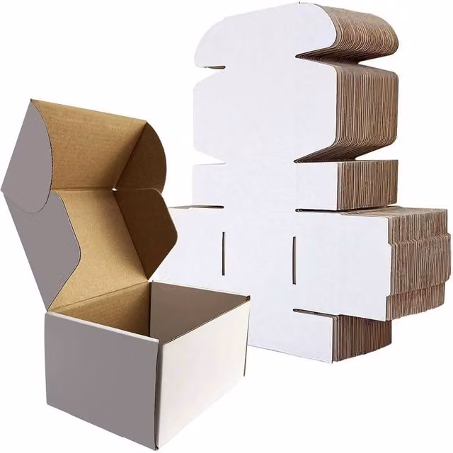 FLAVORA 200 Smash Proof Sublimation Mailing Gift Boxes in White, W: 50 cm, D: 50 cm, H: 50 cm