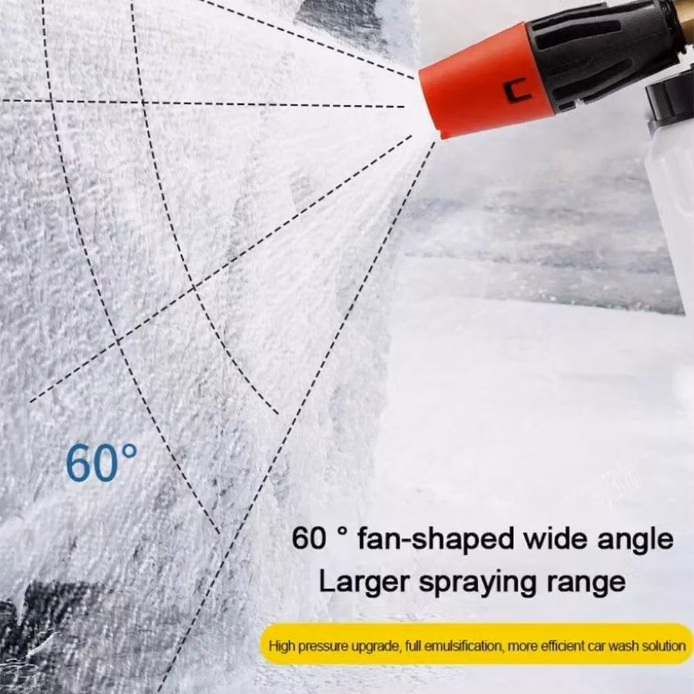 NESTLUNE Snow Foam Lance 1/4" Quick Release Car Wash Sprayer, White, 1.25kg – 4