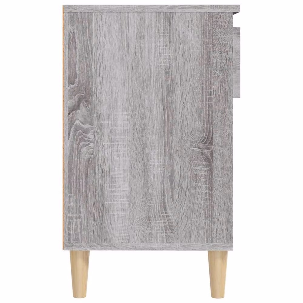 Berkfield Home Grey Sonoma Shoe Cabinet with Integrated Seat, W: 102 cm, D: 36 cm, H: 60 cm – 4