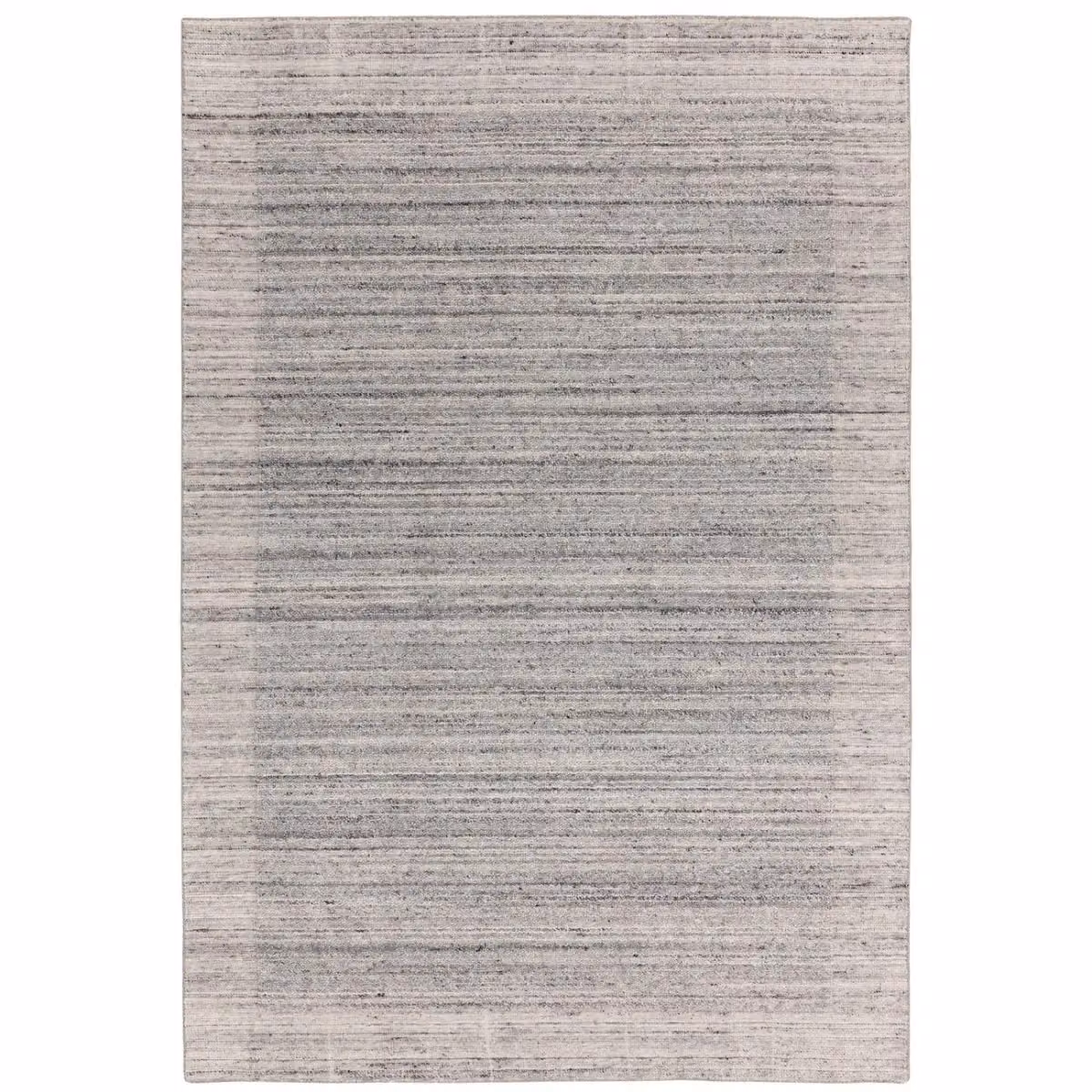 The Rug Shop UK Grey Handmade Prestige Modern Plain Easy To Clean Wool and Cotton Area Rug W: 200 cm, D: 300 cm – 2