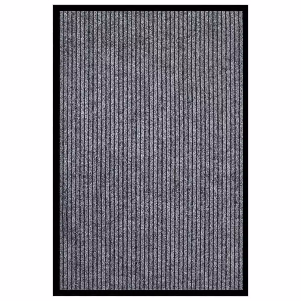 Berkfield Home Traffic Striped Grey Non-Slip Doormat W: 80 cm, D: 120 cm – 2