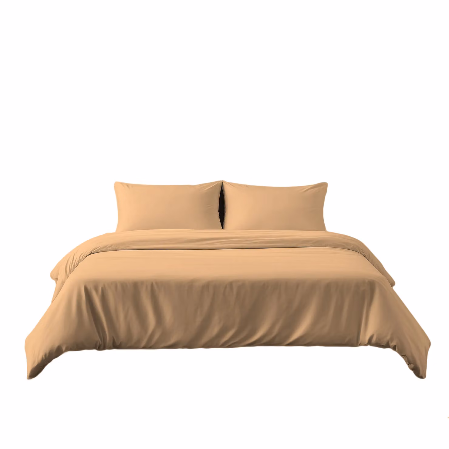 Home Sweet Home UK Single Microfibre Duvet Cover and Pillowcase Set in Beige – 2