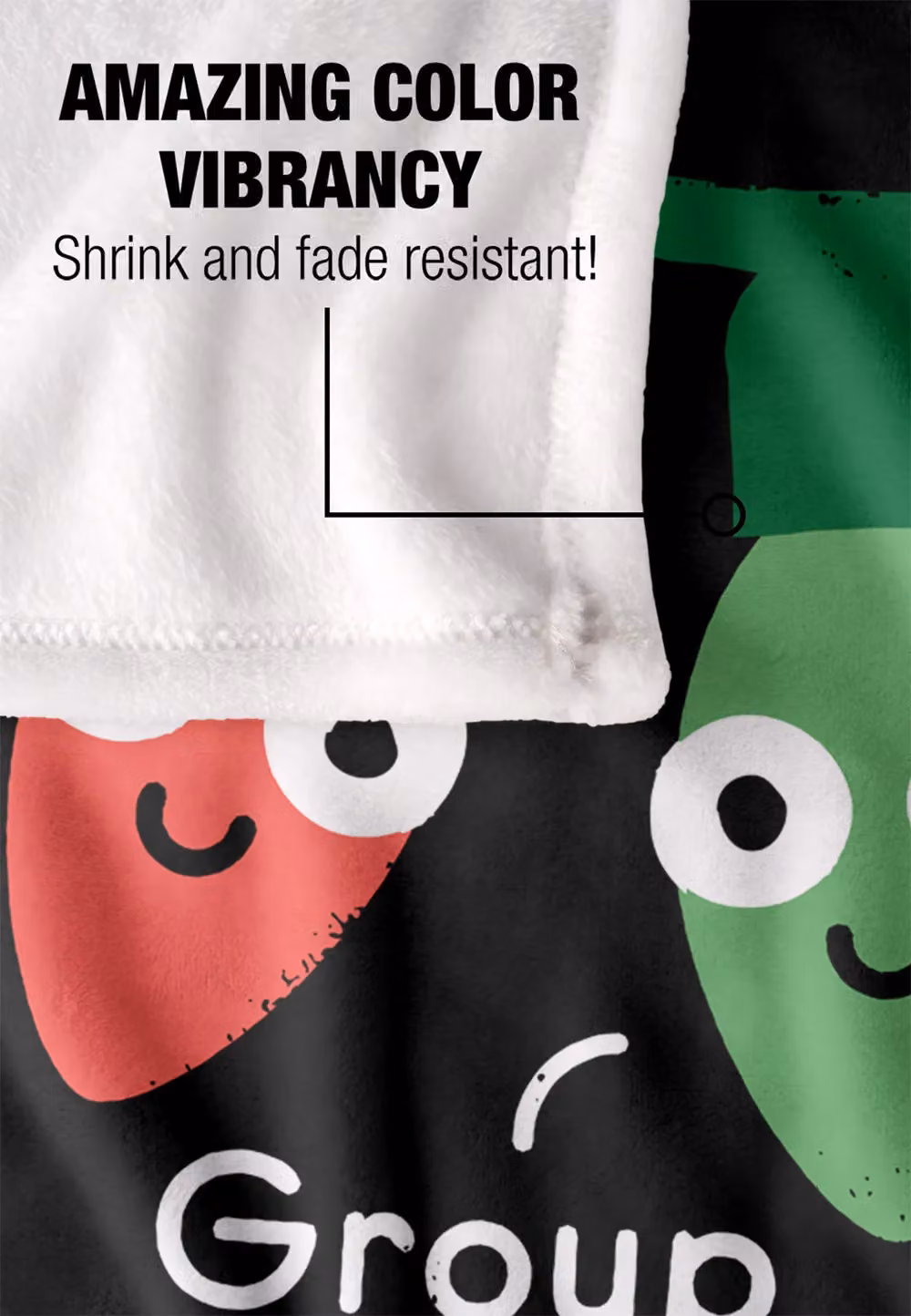 Bcreative David Olenick A Delightful Holiday Super Soft Fleece Throw Blanket, White, W/D/H: 152 x 127 cm – 8