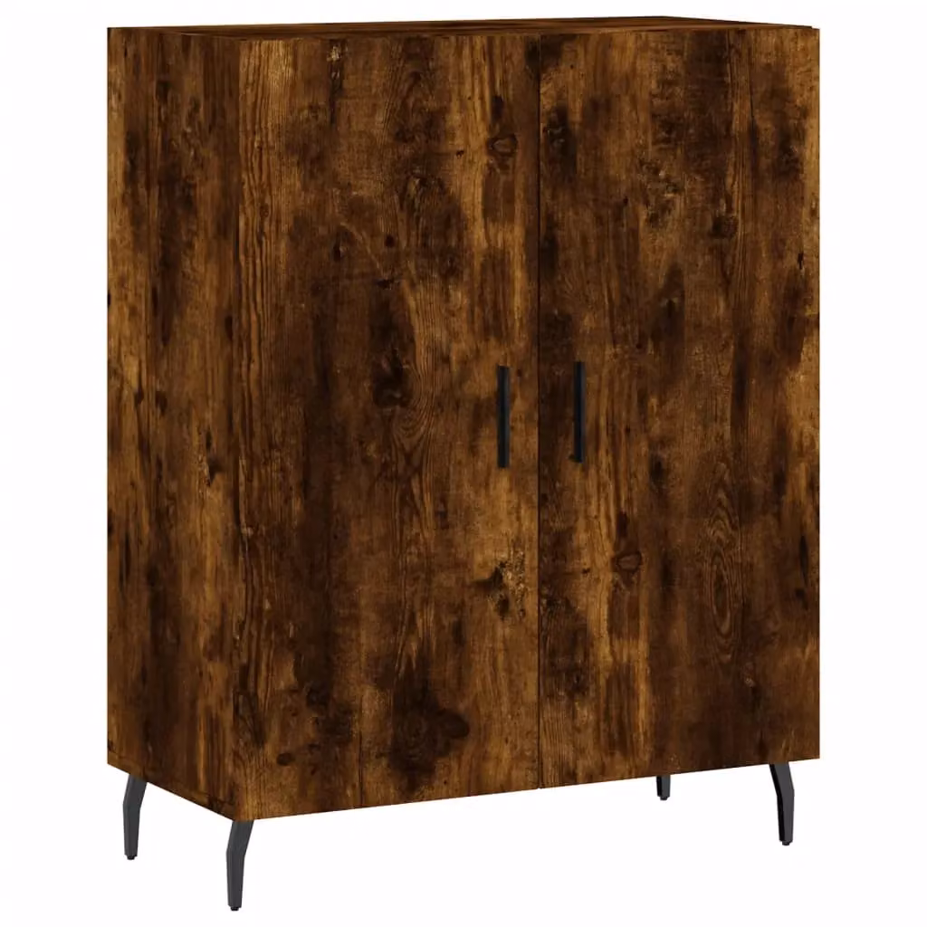 Berkfield Home Smoked Oak Sideboard in Brown, W/D/H: 69.5 x 34 x 90 cm – 2