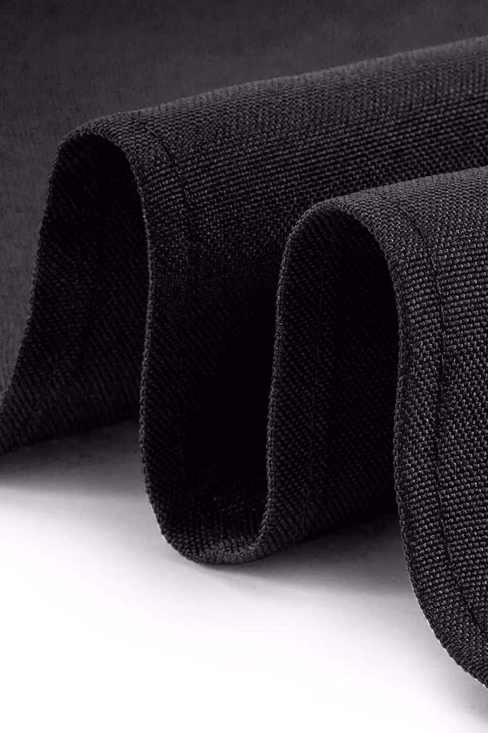 Neel Blue Black Polyester Reusable Table Napkins, W/D/H: 50 x 50 x 50 cm – 4