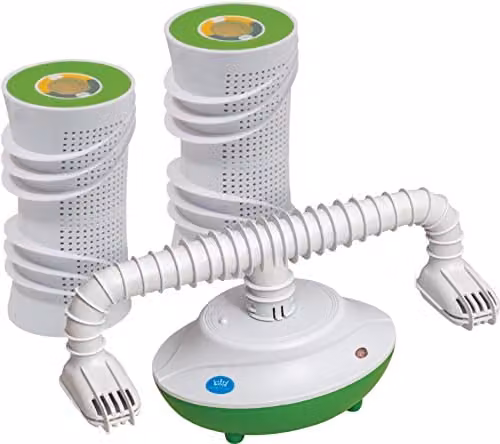 St Helens Prem-i-air Cordless Rechargeable Dehumidifier Twin-Combi Set in White