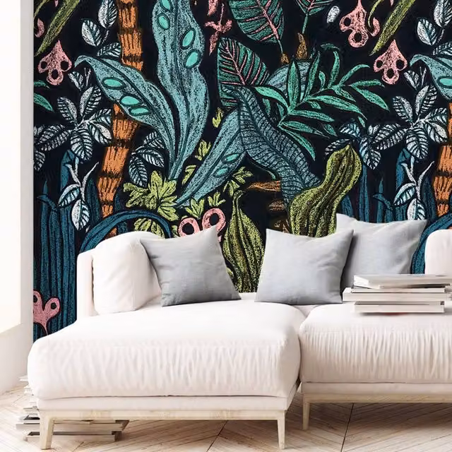 Grandeco Wild Wood Multicolour Textured Repeatable Mural, W: 280 cm, H: 159 cm – 1