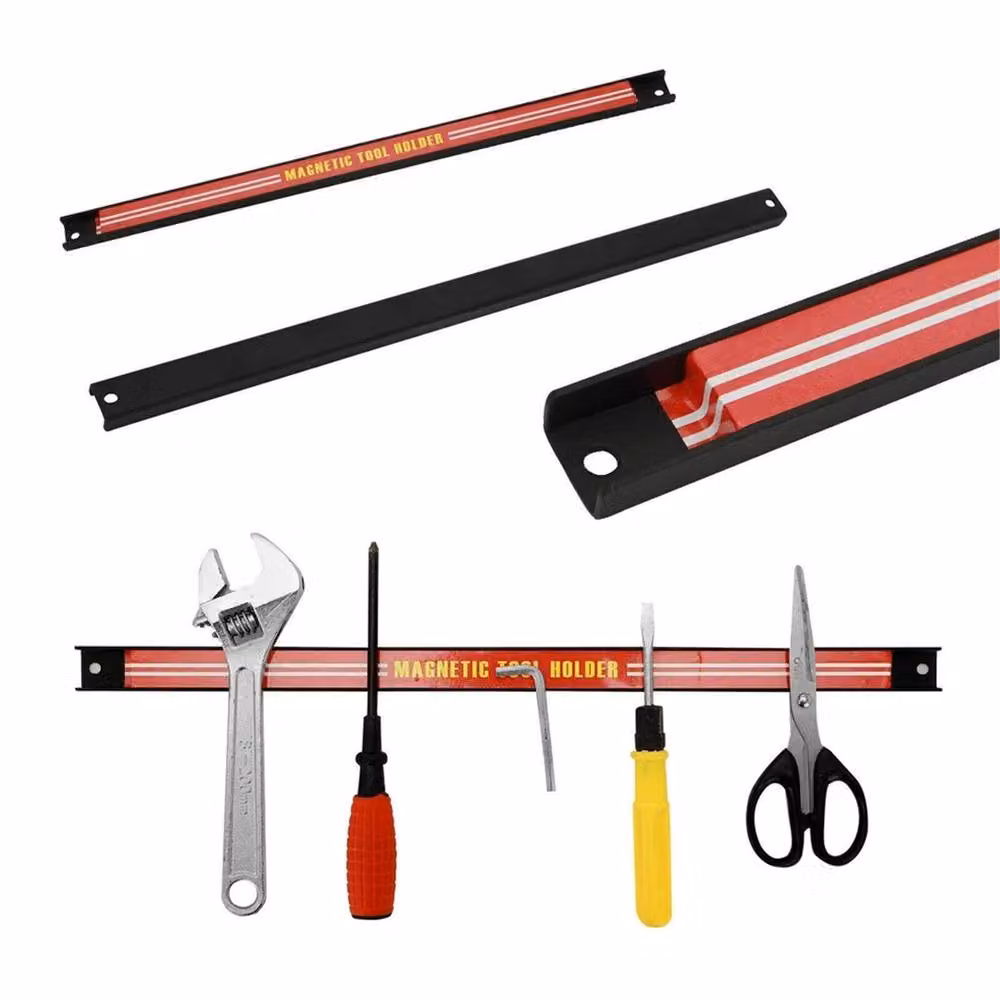 Nordara Heavy Duty Magnetic Tool Bar Storage Holder Rack, Red, W: 1000 cm, H: 52 cm – 3