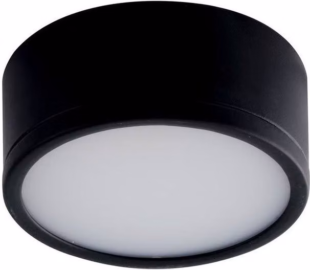 Netlighting KLIO LED Surface Mounted Downlight, Black, 2000lm, 4000K, W: 16.8 cm, D: 5 cm