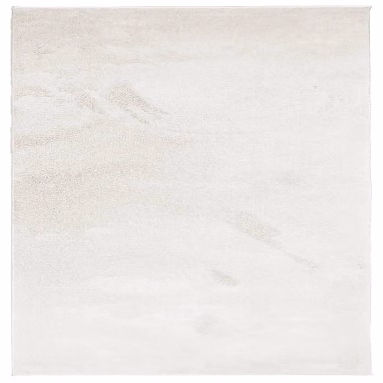 Berkfield Home OVIEDO Square Short Pile Rug in Beige, W/D: 120 x 120 cm