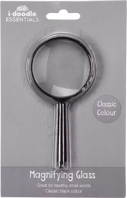 i-doodle Essentials Magnifying Glass in Black