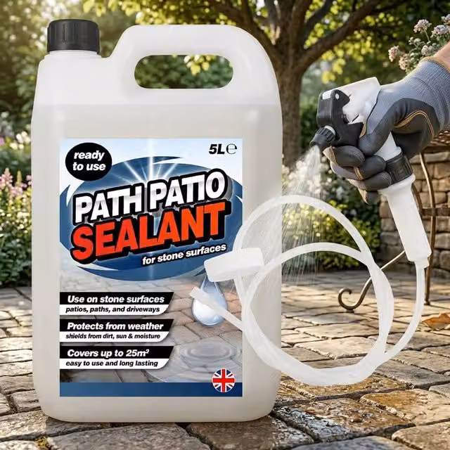 Storm Trading Group Clear Path and Patio Sealant with Long Hose Trigger, 2 x 5L