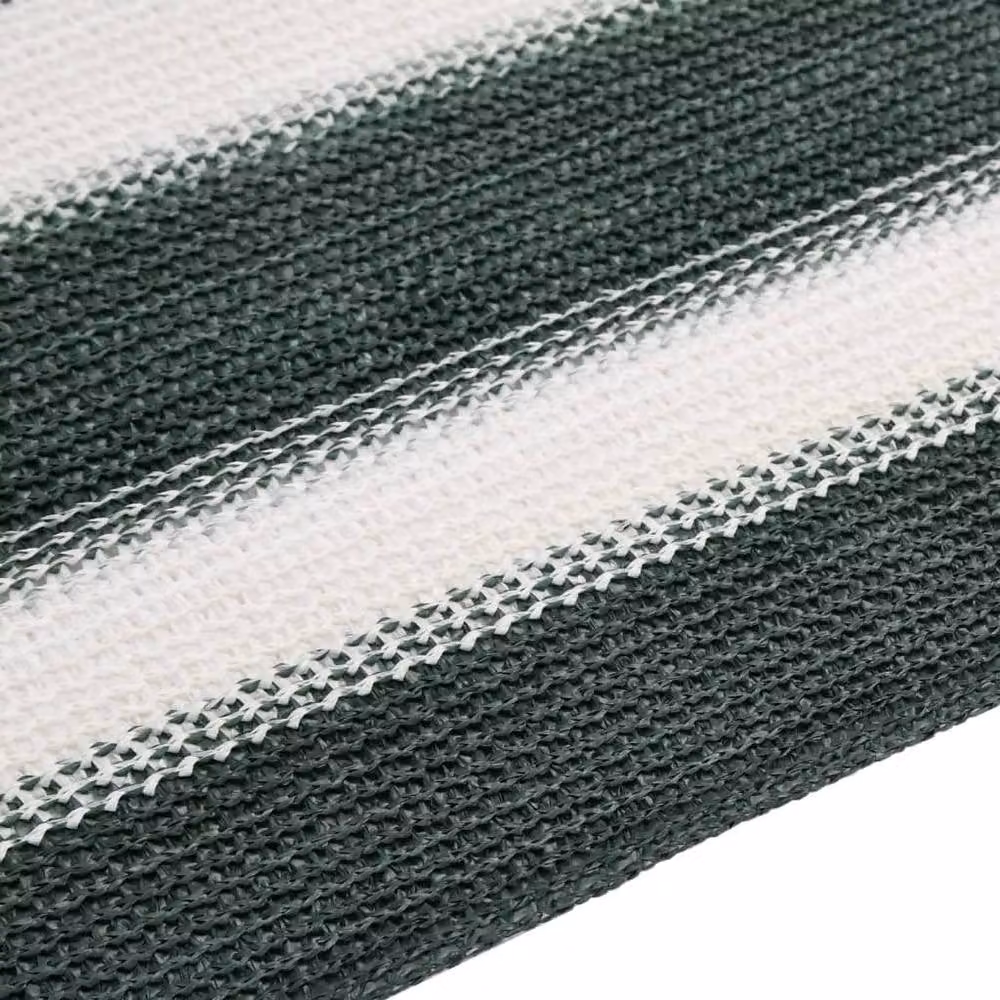 Berkfield Home Green and White HDPE Privacy Netting, W: 2 m, L: 10 m – 5