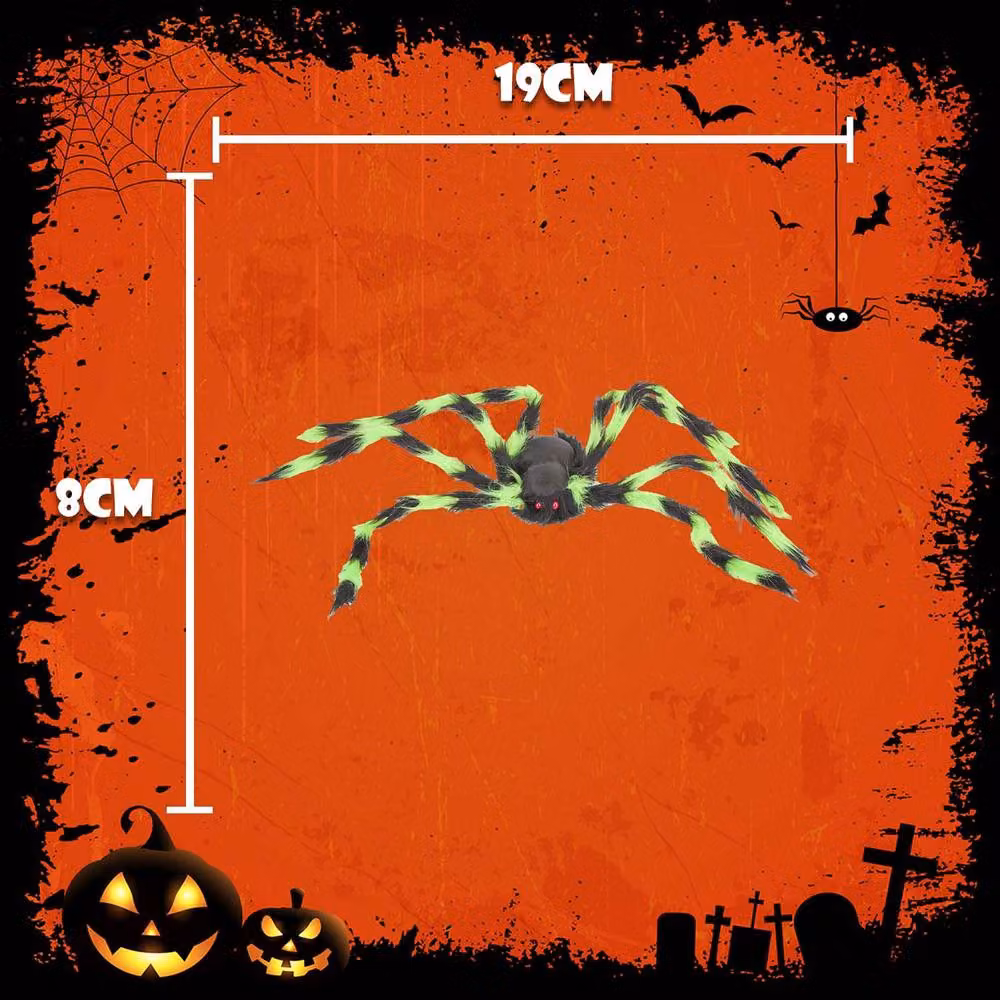 VFM e-Store Halloween Giant Spider Decoration in Green and Black – 2