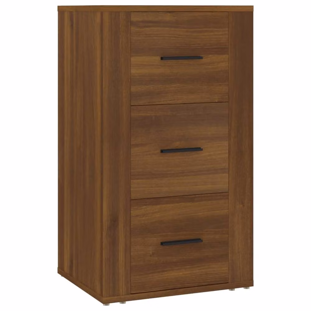 Berkfield Home Brown Oak Sideboard, W/D/H: 40 x 33 x 70 cm – 3