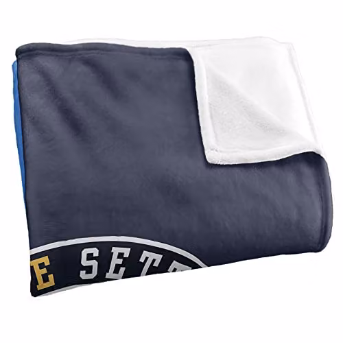 Warner Bros. Ted Lasso Roy Kent Dont Settle Super Soft Fleece Throw Blanket, W/D/H: 91 x 147 cm, Blue/Multicolour – 3