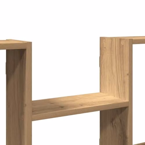 vidaXL Modern Wall Mounted Shelf in Artisan Oak Brown, W/D/H: 99 x 15 x 60 cm – 3