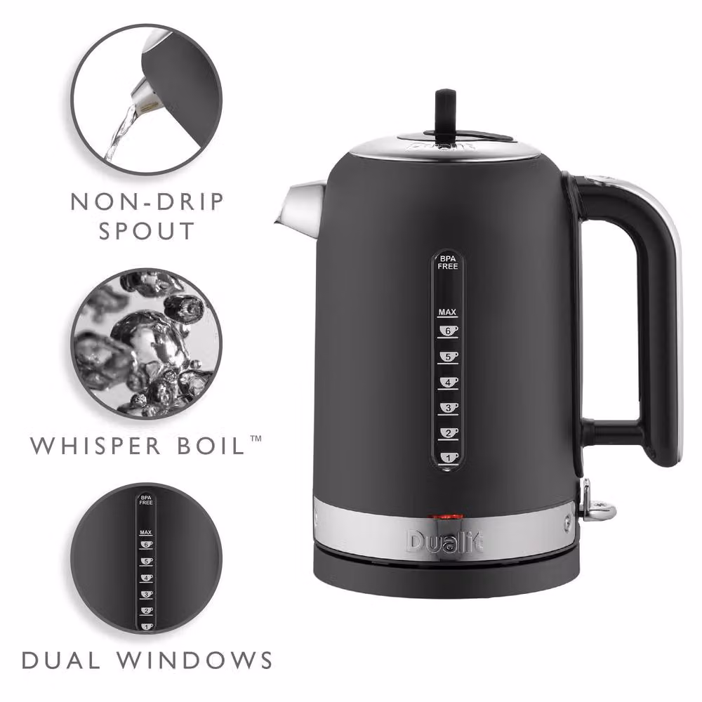 Dualit Classic Kettle in Black, 1.7 l – 2
