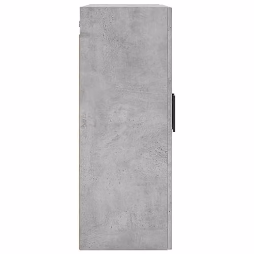 vidaXL Set of 2 Wall Mounted Cabinets in Concrete Grey, W/D/H: 69.5 x 34 x 90 cm – 3