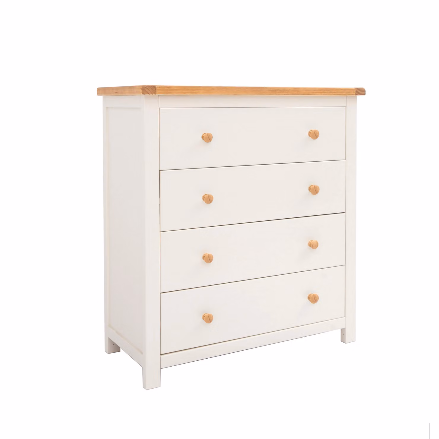 Cabinet Bits Maggiori 4 Drawer Chest of Drawers in Off-White and Wood – 2
