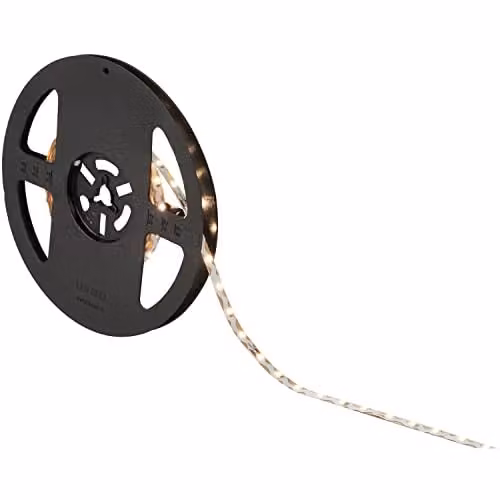 Loops Bendable and Flexible LED Display Tape Light, 5m Reel, 24W Cool White, Self Adhesive Under Cabinet Lighting