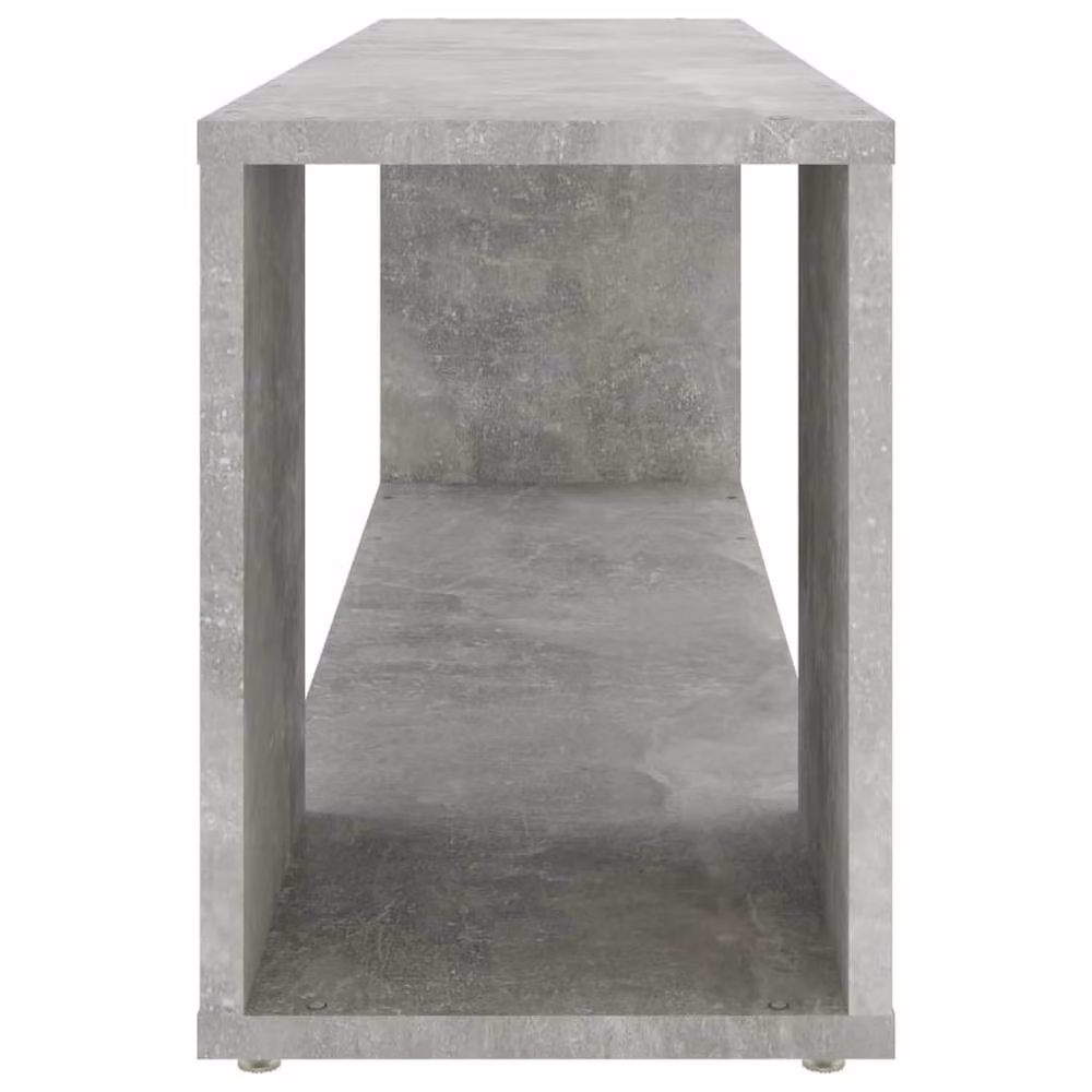 Berkfield Home Modern TV Cabinet in Concrete Grey, W/D/H: 100 x 24 x 32 cm – 3