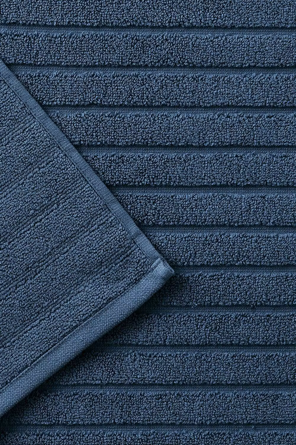 Christy Prism Luxury Turkish Cotton Bath Mat in Blue, W/D: 60 x 60 cm – 3