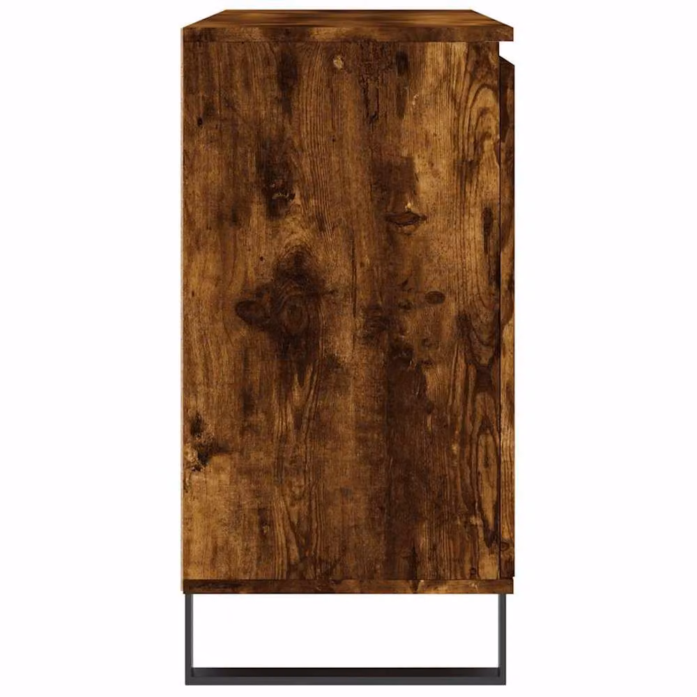 Berkfield Home Smoked Oak Sideboard in Brown, W/D/H: 104 x 35 x 70 cm – 4