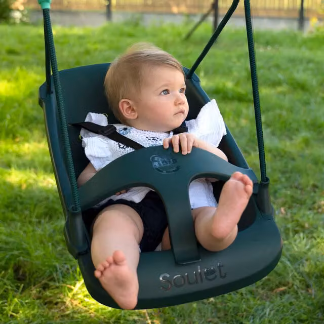 Soulet Lily Baby Swing Seat in Green