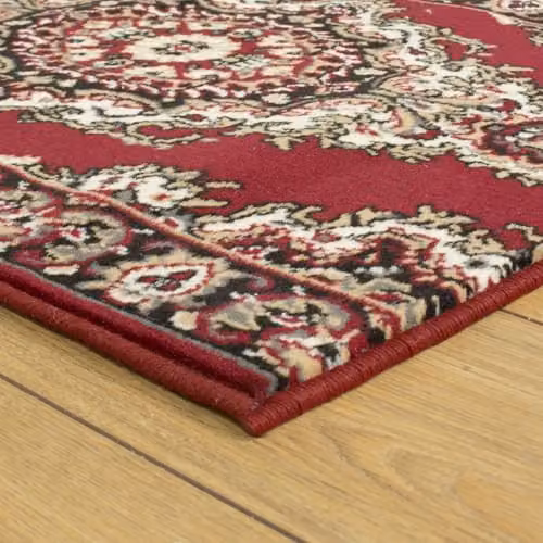 runrug Red Oriental Hallway Runner Rug, W/D/H: 80 x 210 x 0.9 cm – 3