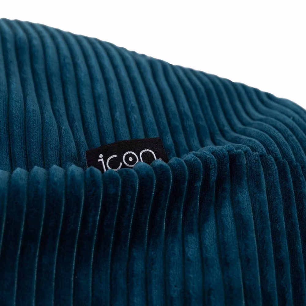 icon Dalton Corduroy Bean Bag Recliner in Petrol Blue – 5