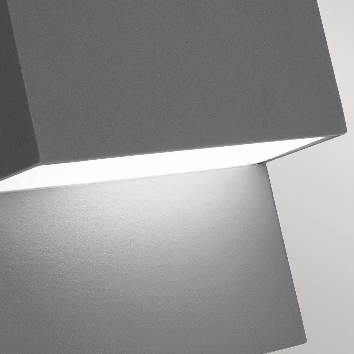 Netlighting Geneve Up Down Outdoor Wall Light in Grey, IP54, E27 – 3