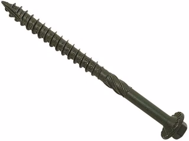 Forgefix Spectre TimberFix Green Wood Screws, 6.3 x 100 mm (Box of 50)